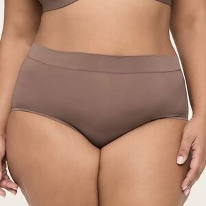 Lane Bryant Deep Taupe High-Rise Panties